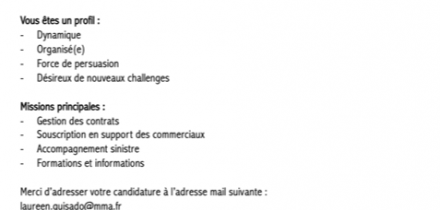 Nous recherchons un(e) alternant(e) chargé(e) de clientèle professionnelle pour septembre 2023. N'hésitez pas à postuler ! 